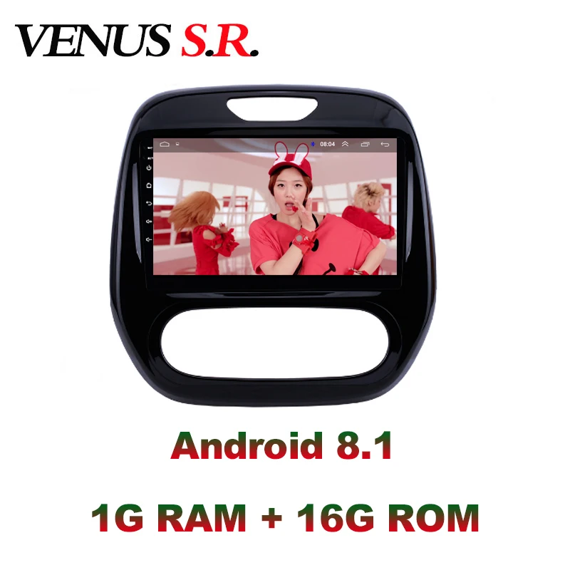 VenusSR Android 8.1 de Coches Reproductor de DVD de la Navegación GPS Multimedia Para Renault Captur CLIO Samsung QM3 estéreo del coche de wifi 4