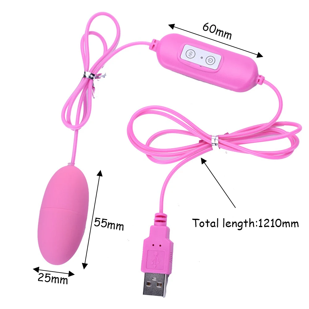 VETIRY 12 Velocidad USB Vibrador Huevo Vibrador Potente Estimulador de Clítoris G-Spot Massager Juguetes Sexuales para la Mujer Femenina Masturbación 4