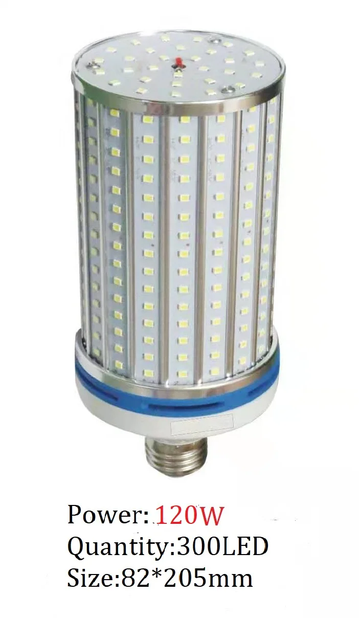 Bombillas LED de Maíz Bombilla Lámpara E27 E40 30W, 60W 80W 1200W de CA 85V-265V Lampada Aluminio LLEVÓ la Luz del Maíz Spot Bombillas de SMD2835 LED Lámparas 4
