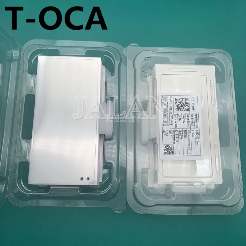 100pcs/bolsa de 125um T-OCA adhesivo de la etiqueta engomada Para Samsung S20 S10 S9 S8 PlusNote 8 9 10 plus Pantalla Lcd de Cristal oca de laminación de reparación 4