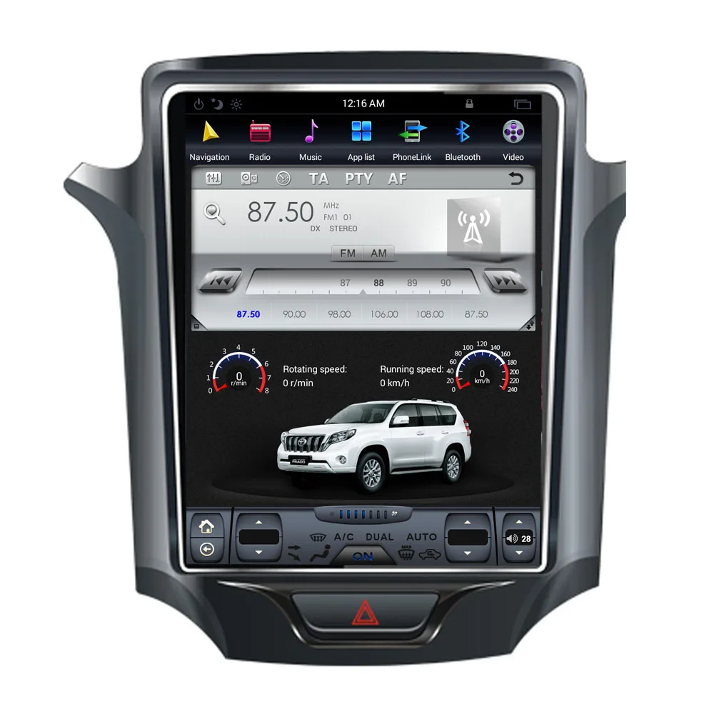 Tesla estilo Android 7.1 de GPS del Coche de Navegación de la unidad central Multimedia Para Chevrolet CRUZE 2013-2017 de cinta Estéreo recoder no Reproductor de DVD 4