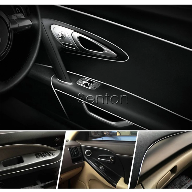 ZD 5m Interior de la Tira de la Decoración del Coche-el Estilo De Mercedes Benz W203 W204 W211 Volvo XC60 S60 volvo XC90 volvo S80 V70 Audi A3 A6 C5 C6 A5 Q5 4