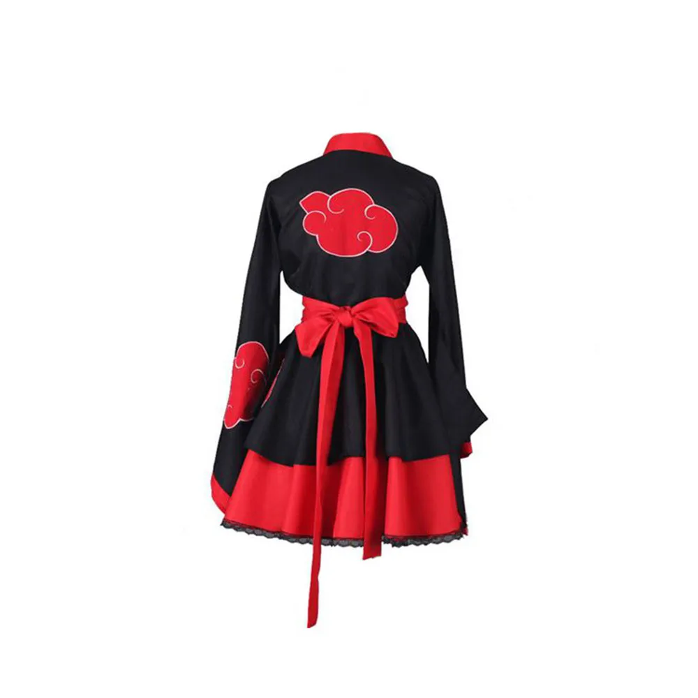Personalizado De Naruto Shippuden Uzumaki Naruto Mujer Lolita Vestido Kimono Peluca De Anime Cosplay Disfraz Para Mujer De La Ropa De Envío Gratis 4