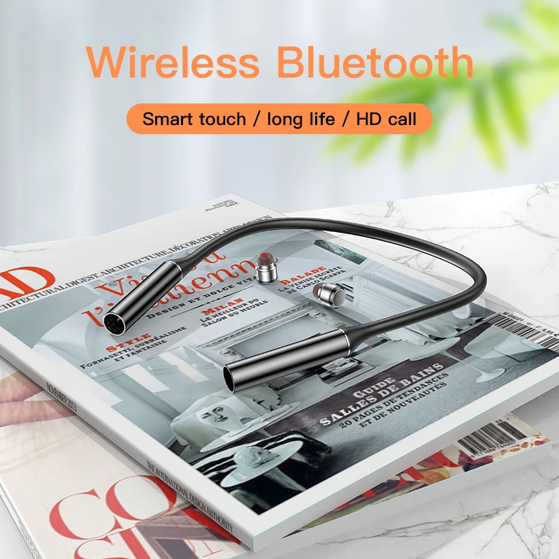 2020 Bluetooth Nuevo 5.0 Auriculares Sport Auriculares Inalámbricos de Control Táctil Auriculares TWS Auricular Ruido Impermeable de alta fidelidad de Sonido 4