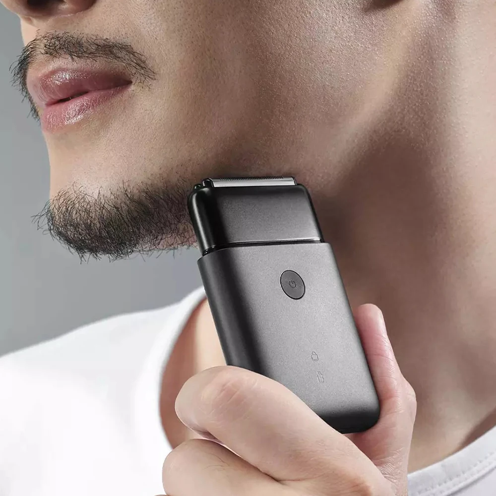 Xiaomi Mijia Portátil máquina de afeitar Eléctrica MSW201 Barba Trimmer Inteligente de Afeitar agua IPX7 Portátil Mini máquina de afeitar Eléctrica Fácil de Llevar 4