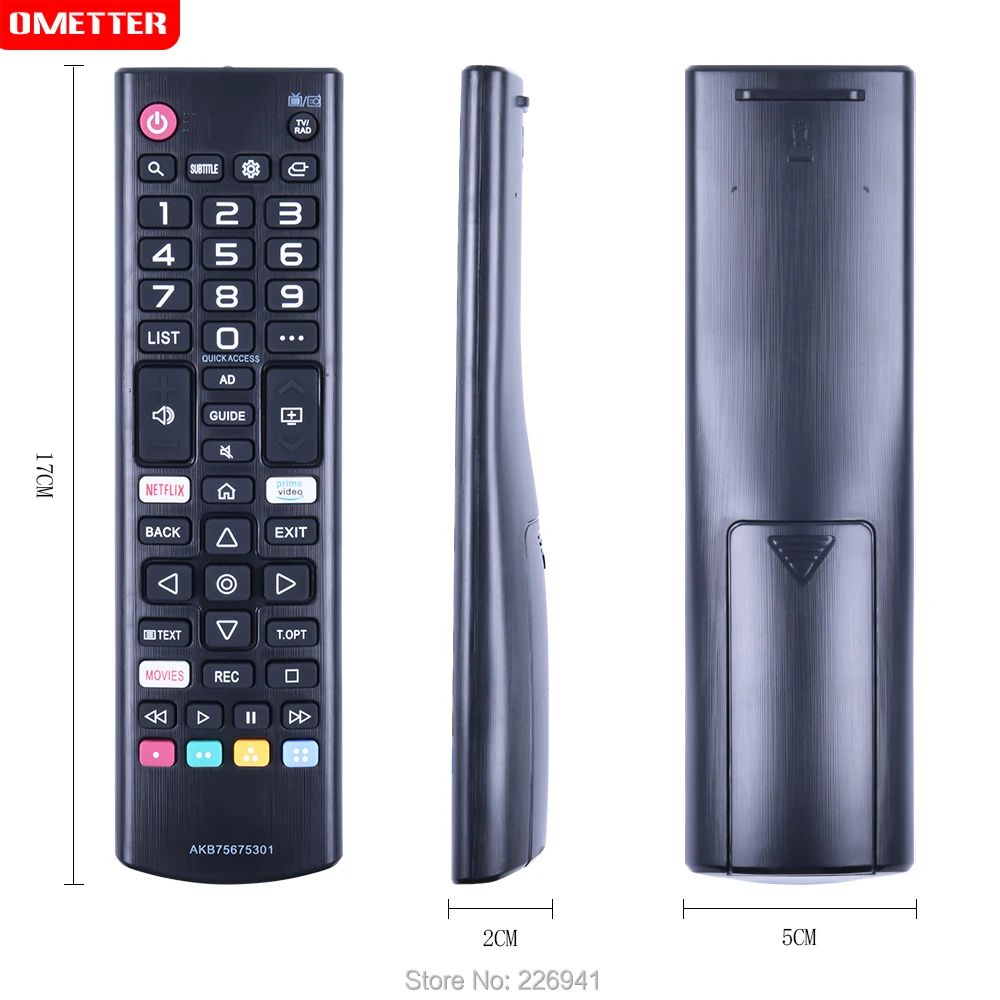 AKB75675301 remoto control remoto controlller uso Para LG TV 2019 Fernbedienung con netflix /Primer Aplicaciones de Vídeo 4