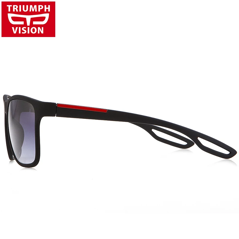 El TRIUNFO de la VISIÓN del Cuadrado Negro de Gafas de Sol Para los Hombres Gradiente UV400 Gafas de sol Masculinas de la Marca del Diseñador de Alta Calidad Oculos Tonos 4