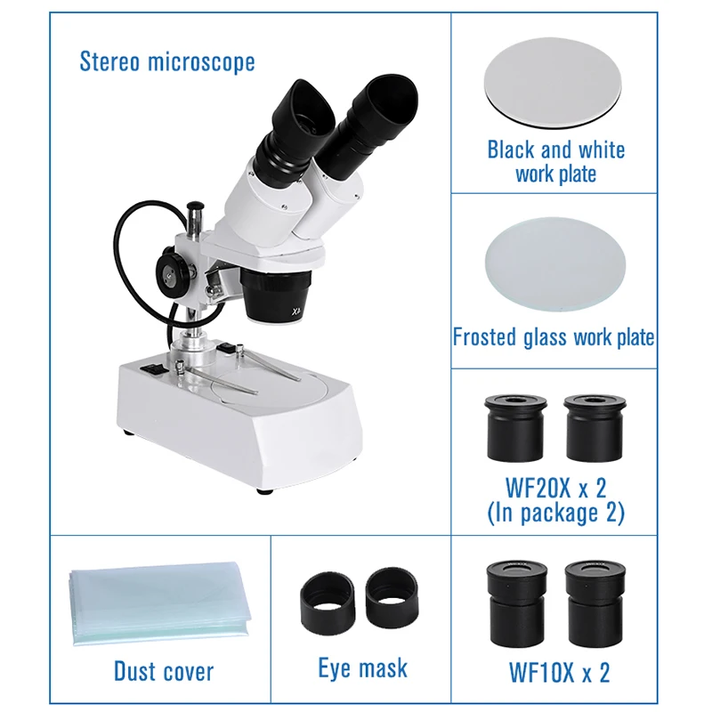 Zoom 20x, 40x, 80X profesional de Soldadura Binocular HD estéreo microscopio arriba/abajo luz LED de la fuente de la reparación del teléfono PCB industriales 4