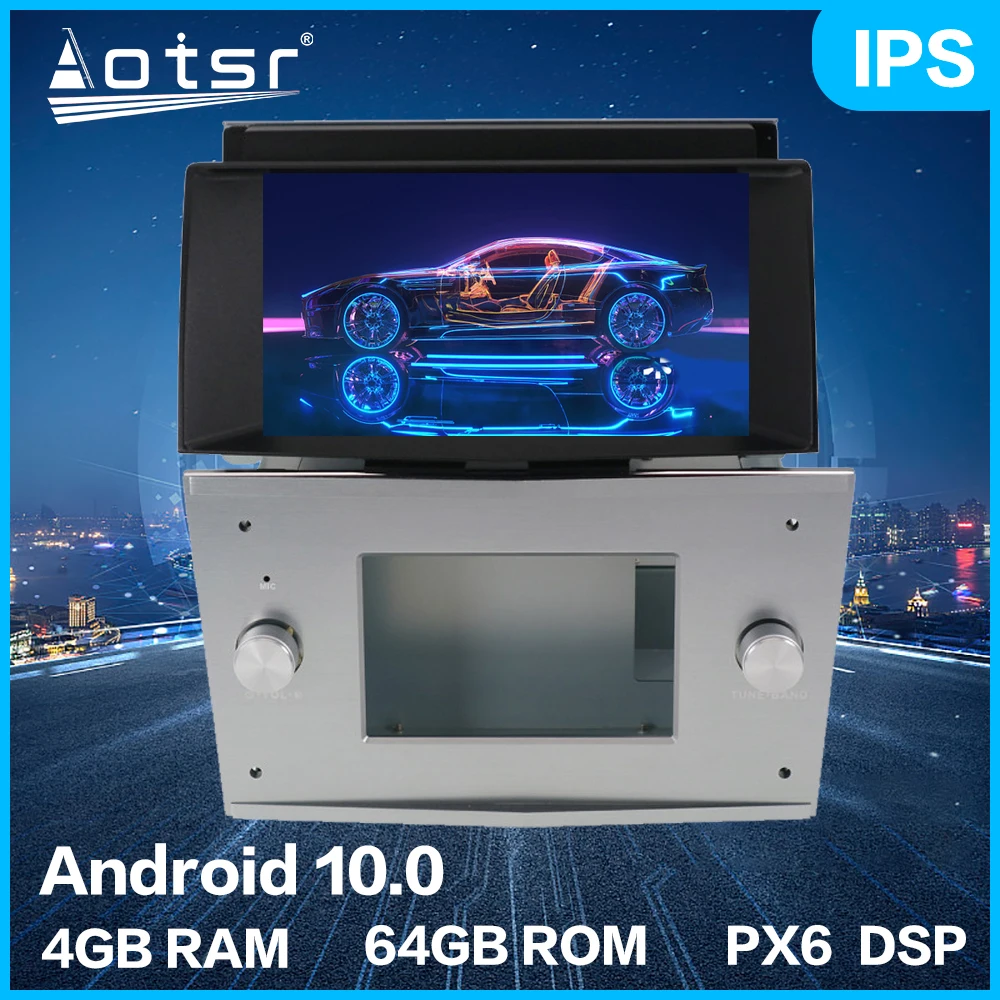 Android 10.0 4+64GB Coche Reproductor de Radio GPS de Navegación Estéreo del Coche Multimedia unidad central DSP Carplay Para Opel Astra H 2006 - 2012 4