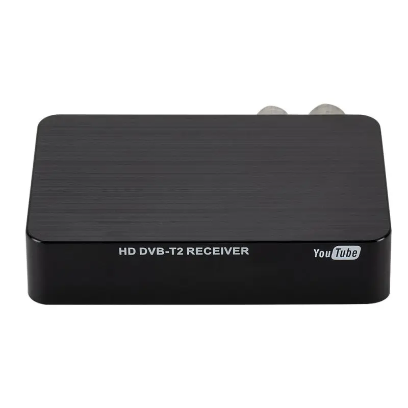HD DVB-T2 Full HD 1080P Digital Terrestre, Receptor de DVB-T MPEG-4 Sintonizador de TV por Cobrar Soporte de interfaz 3D Mini Set Top Box de la UE 4