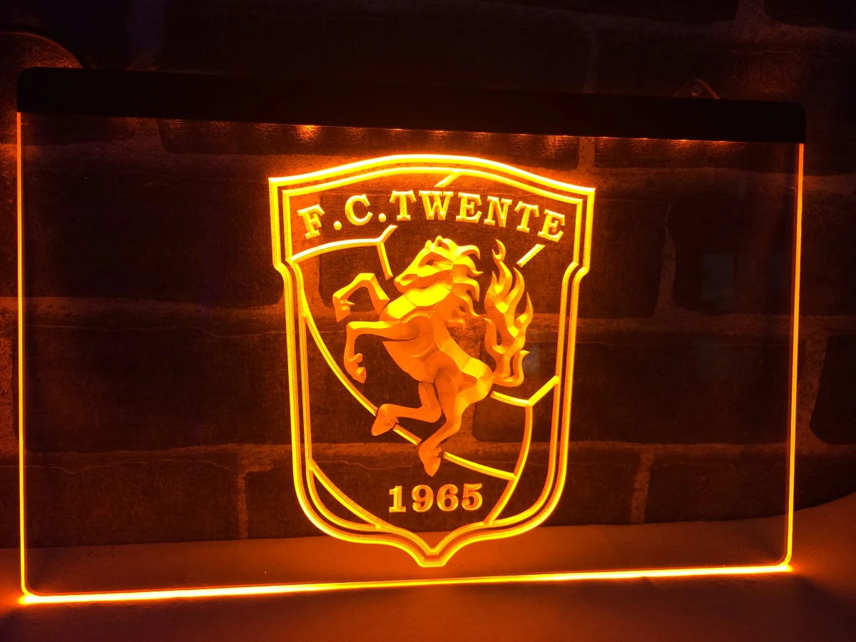 ZH001r - FC Twente Enschede Eredivisie de Fútbol LED, Señal de Neón 4