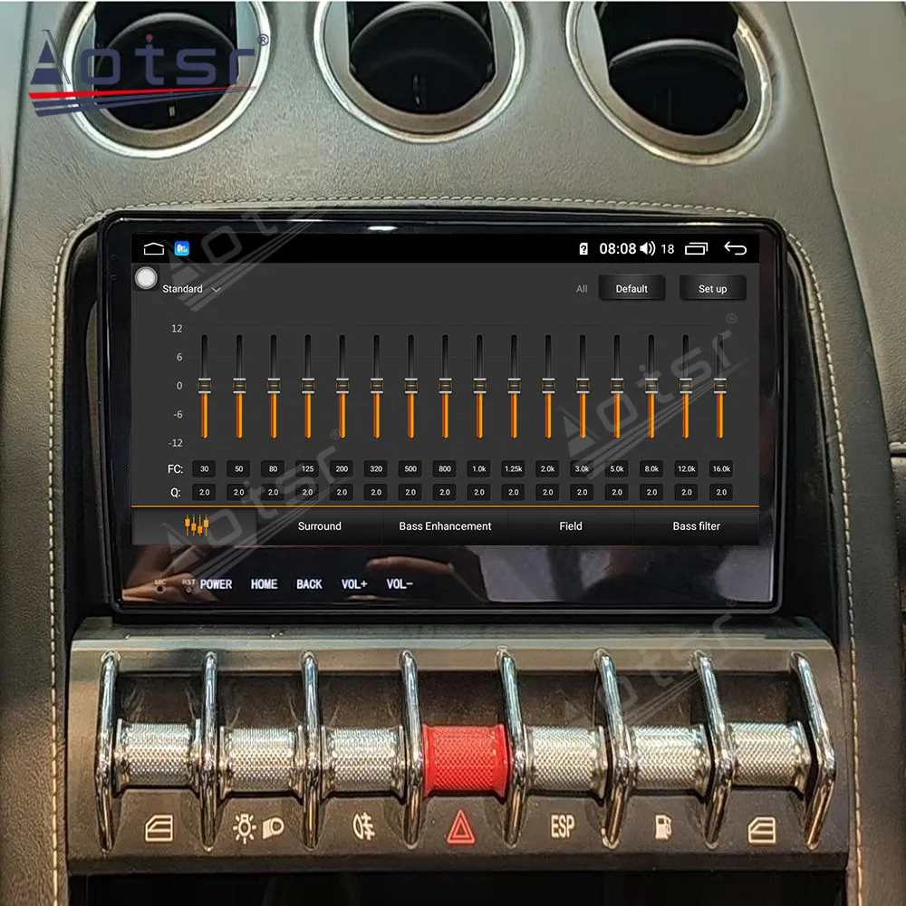 Android 10.0 Coche DVD GPS de Navegación Para el Lamborghini Gallardo LP 570 LP560 Automático de Pantalla de la Radio Estéreo Reproductor Multimedia de la Unidad principal 4