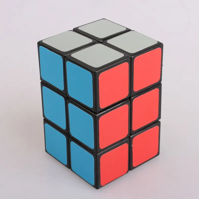 Xcube 223 Cubo Mágico Negro/Blanco de la etiqueta engomada de la Velocidad de Rompecabezas Fácil 322 Cubos Educativas Especiales de Juguete Para los Niños de los Adultos 2x2x3 4