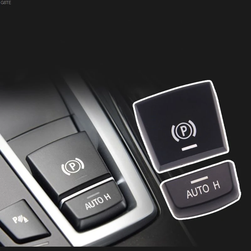 Coche Freno de mano Freno de Estacionamiento P Interruptor de Botón de la Cubierta Para Para BMW 5 7 F01 F02 F07 F10 4