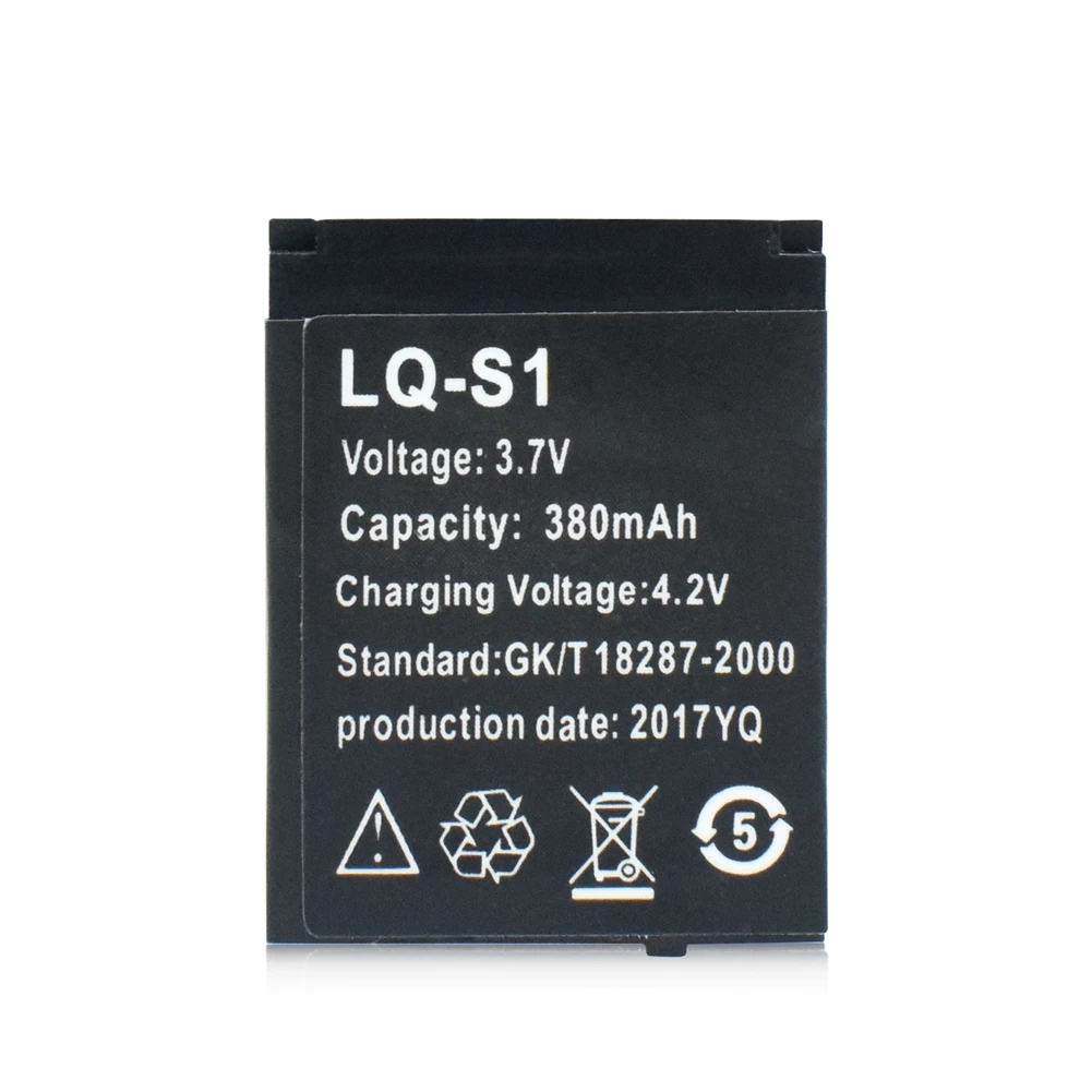 LQ-S1 3,7 V Recargable de Li-ion del Polímero de la Batería Para el Reloj Inteligente HLX-S1-GJD DJ-09 AB-S1 M9 FYM-M9 JJY-S1 DZ09 QW09 W8 A1 V8 X6 4