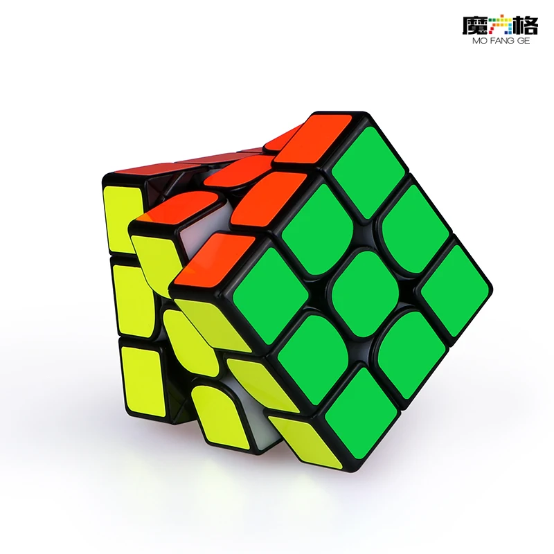 QiYi MoFangGe Trueno V3 M 3x3 Velocidad Cubo Magnético Cubo Mágico Stickerless Cubo Rompecabezas Profesional de 3x3x3 Imanes Cubos de Regalo 4