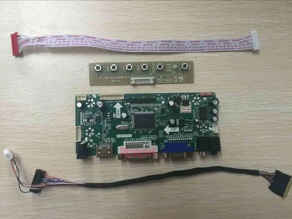 Yqwsyxl de la Junta de Control Kit de Monitor para NLB150XG01L-01 HDMI+DVI+VGA LCD de la pantalla LED del Controlador Controlador de la tarjeta de 4