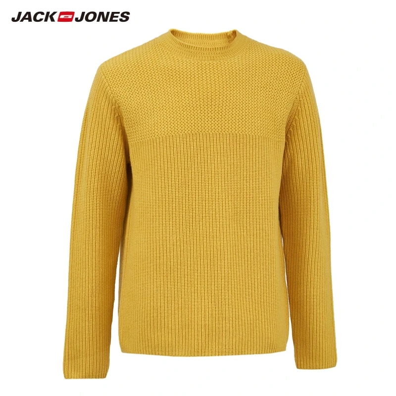 JackJones de los Hombres de Cómodo Escote Redondo Jersey de Lana Regular Fit Suéter de la moda Masculina| 219425516 4