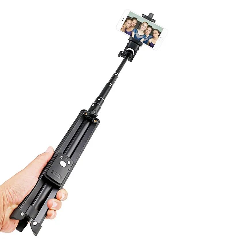 Yunteng Bluetooth Disparador Remoto Portátil Manejar Selfie Stick De Mesa Mini Trípode 4