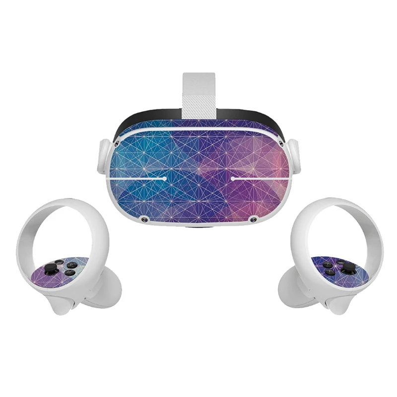 Etiqueta Engomada de la piel para oculus Quest 2 Auriculares de Realidad Virtual Decoración Calcomanías 1XCB 4