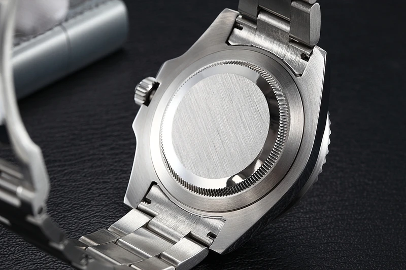 Nuevo de la Moda de Parnis 40mm Automática Reloj Mecánico de los Hombres Miyota 8215 Movimiento de los Hombres Relojes de Esfera Azul Reloj de 2020 con el Hombre de caja de regalo 4