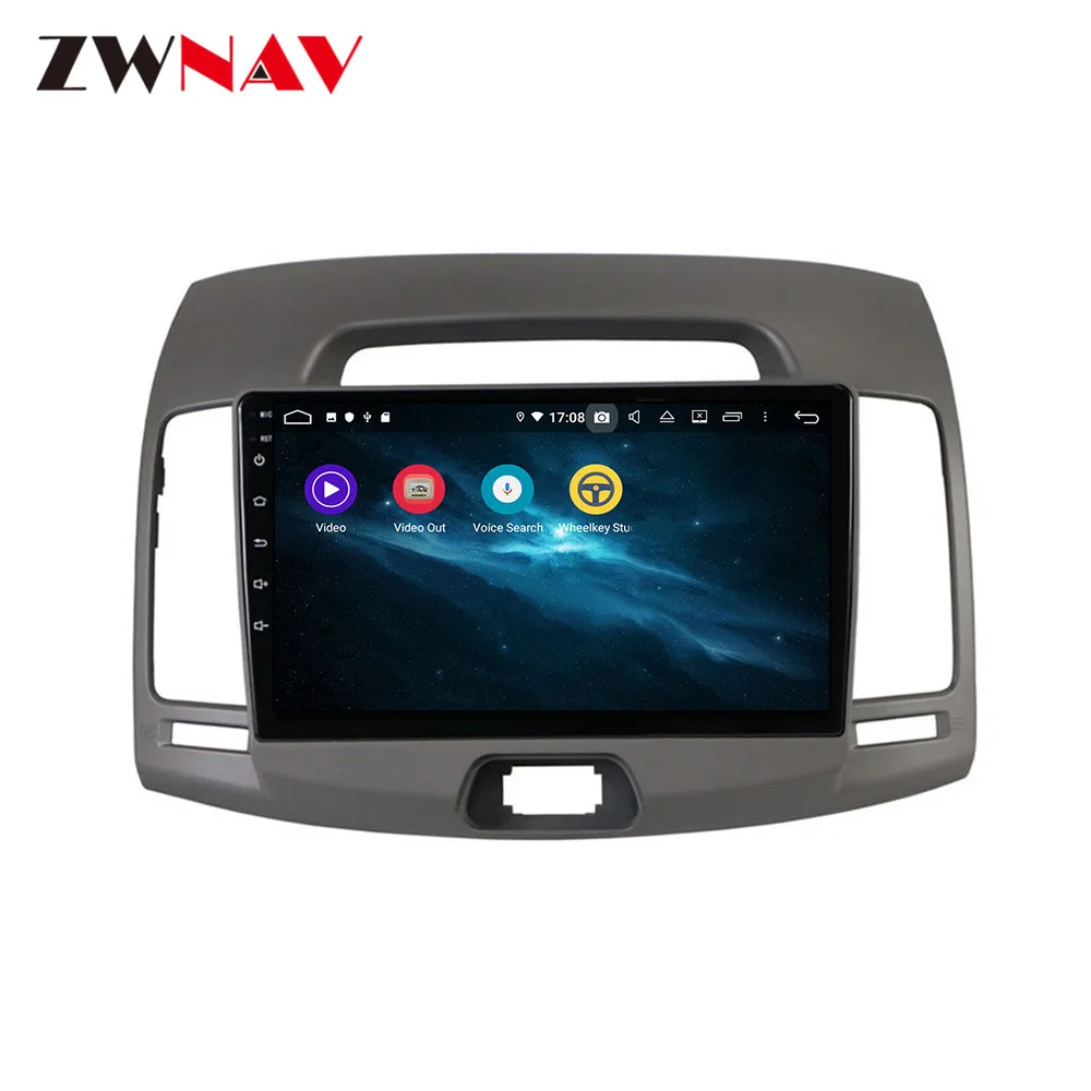 2 din pantalla IPS Android 9.0 Coche reproductor Multimedia Para Hyundai Elantra 2006-2012 car audio radio estéreo GPS navi Wifi jefe de la unidad de 4