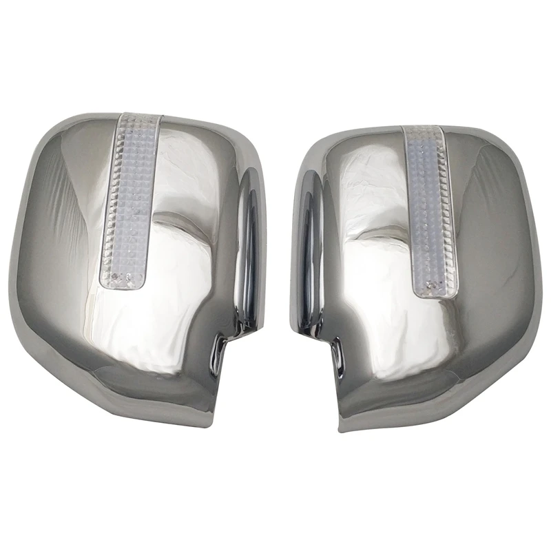 Coche del Espejo del LED Accesorios de la Cubierta de ABS Cromo Lado de la Cubierta del Espejo para Toyota Noah 1996-2002 4