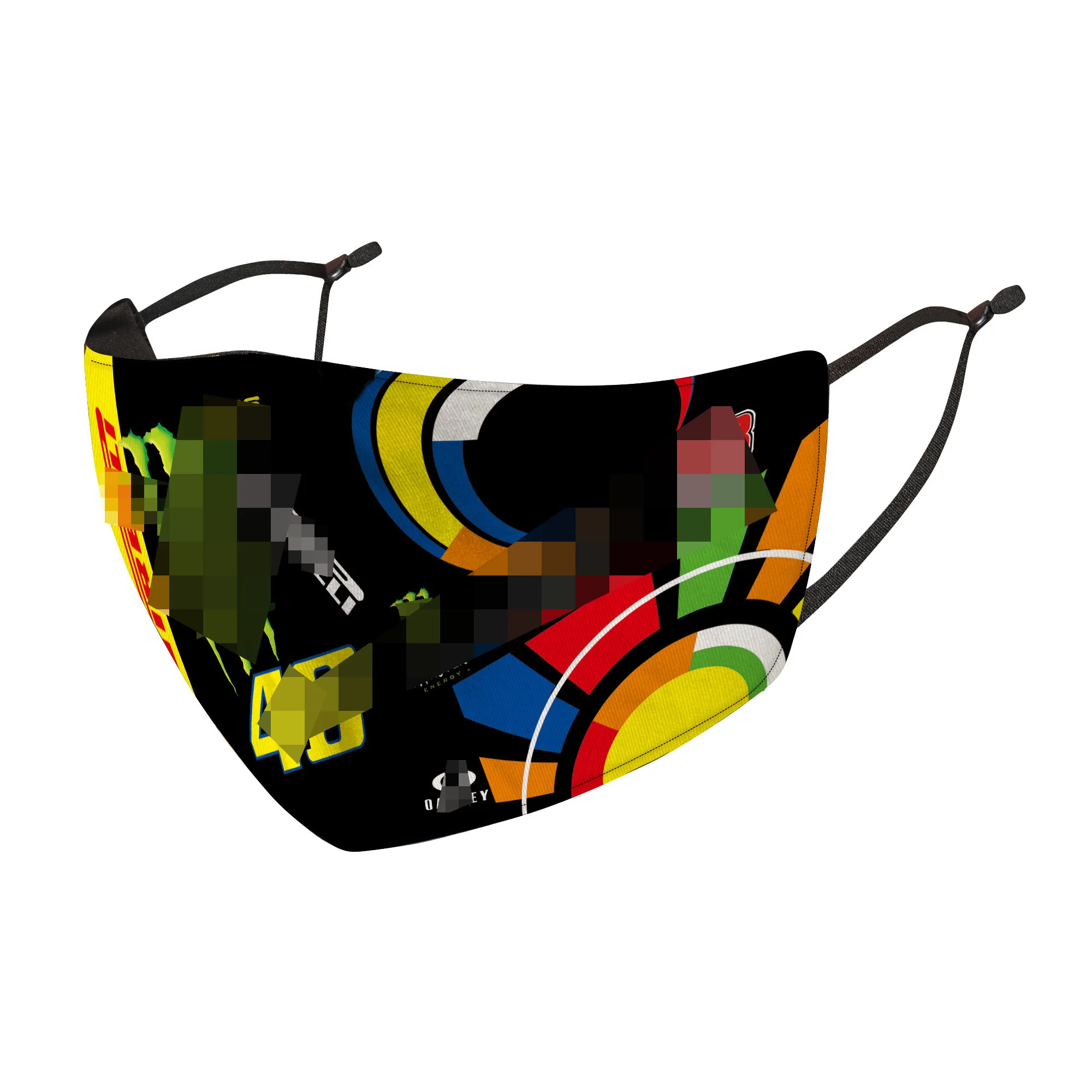 La moda de la Motocicleta del Logotipo de la Marca Máscara Reutilizable Lavable Adulto Máscaras de Ciclismo masque de la Moda de la Máscara de 2021 4