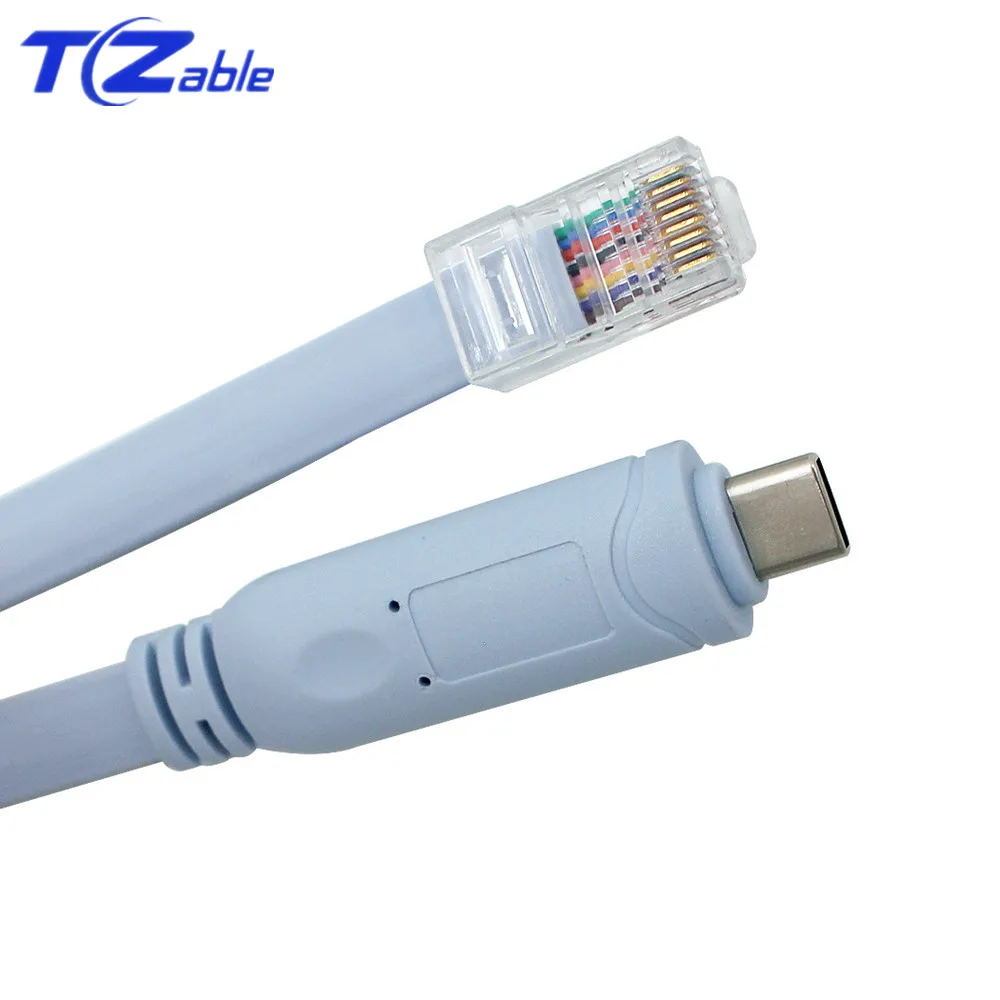 USB RJ45 Consola Cable Serie RS232 FTDI Originales Importados Tipo de Chip-C 3.1 Cable RJ45 Para Router Cisco Conmutador de Cables de Extensión 4