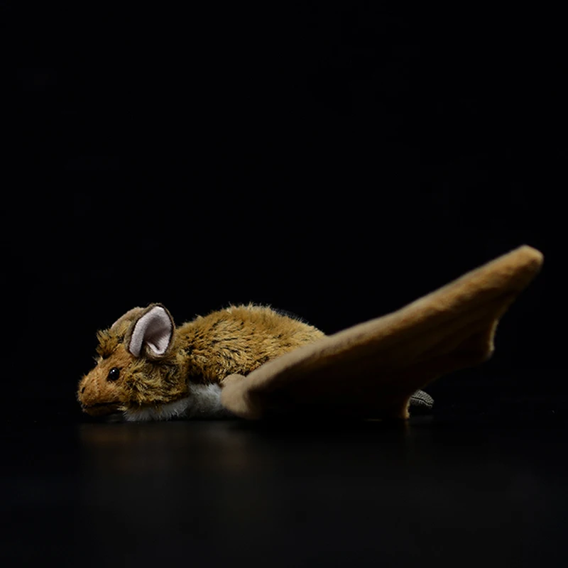 38cm Original Murciélago de la Colección de los Niños Juguetes de Peluche Real murciélago Marrón Regalo de Navidad Colgante Kawaii Lindo Suave Animales de Peluche, Muñecas 4