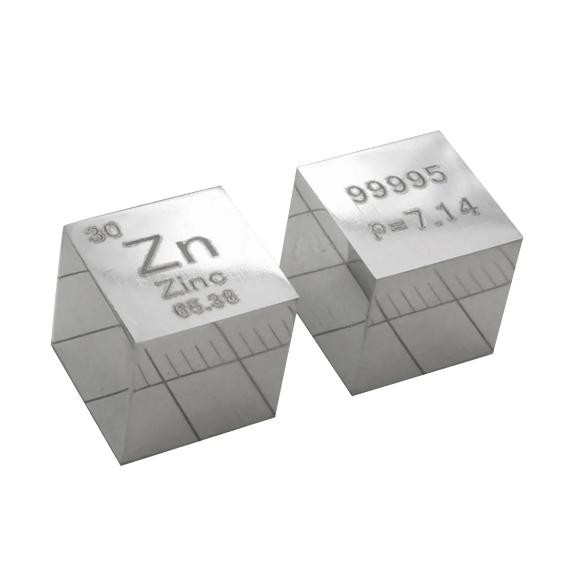 10 x 10 x 10 mm pulido de Espejo de Alta Pureza del Zinc de Cubo Tabla Periódica De los Elementos Cubo(Zn≥99.9%) 4