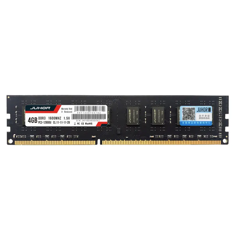 JUHOR RAMS DDR3 8GB 4GB 1333MHz 1600MHz Nuevo módulo Dimm de Memoria Rams de Escritorio de Memoria 4