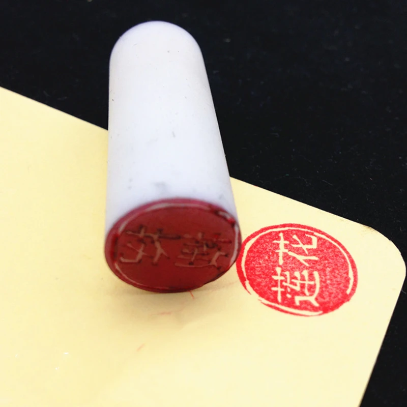 Japonés Jelly Material Mini Letras de Goma de Ladrillo Tallado de Goma DIY Tres dimensiones de la Firma Sello de Goma de Ladrillo 4