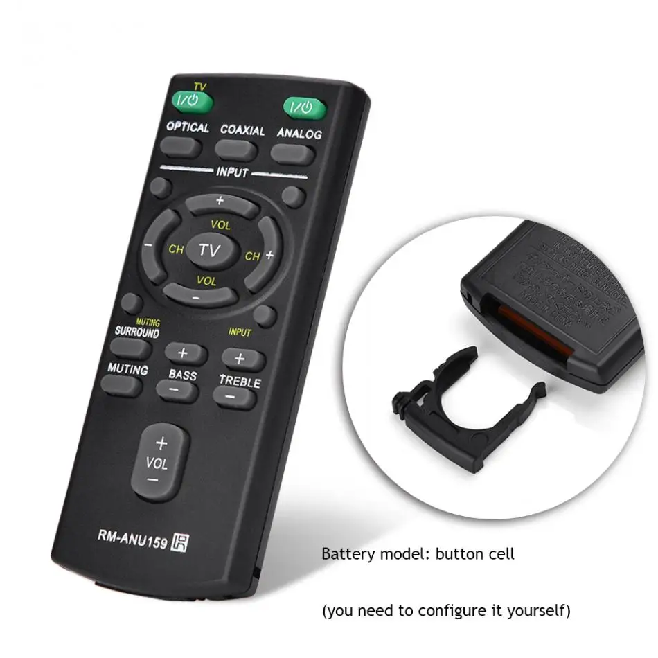 Control Remoto Universal de Controlador Para Sony Bar RM-ANU 159 de Audio Vidio Remoto 4