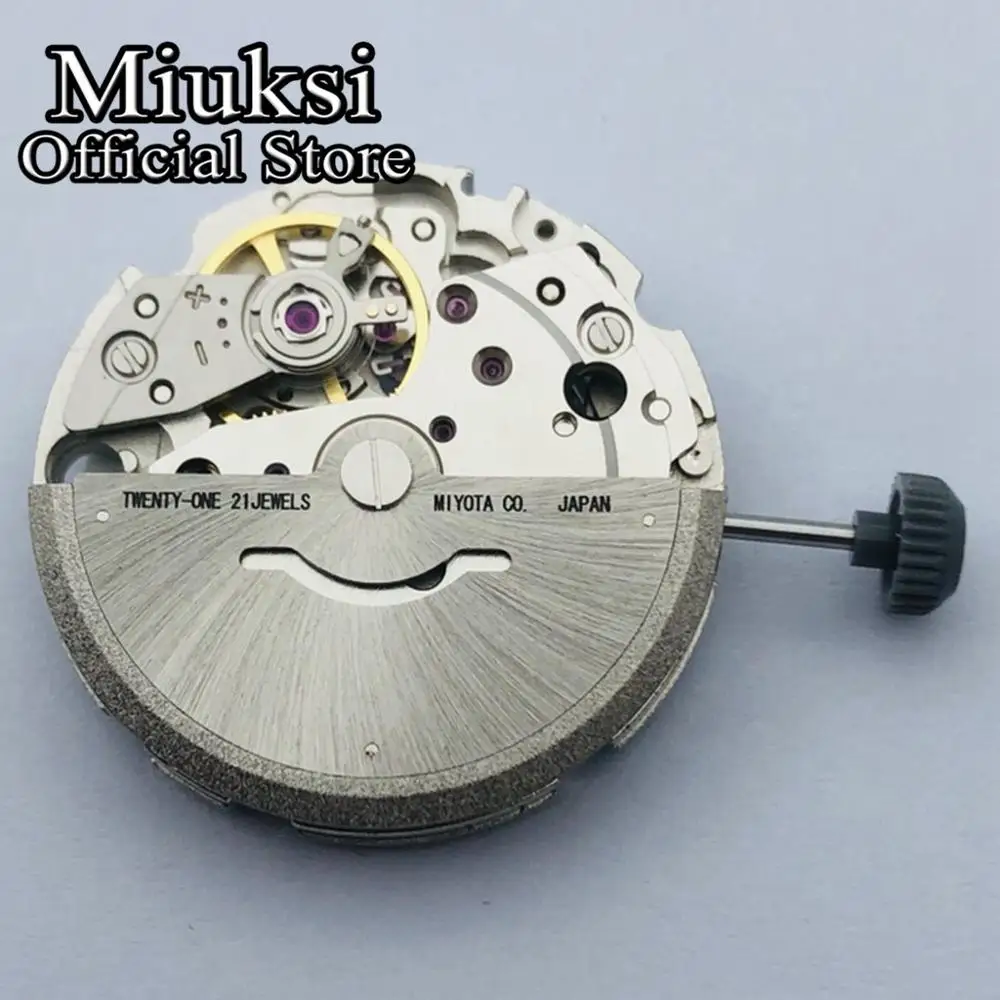 Miyota 8215 21 joyas mecánico automático de la fecha de movimiento del reloj para hombre de los movimientos 4