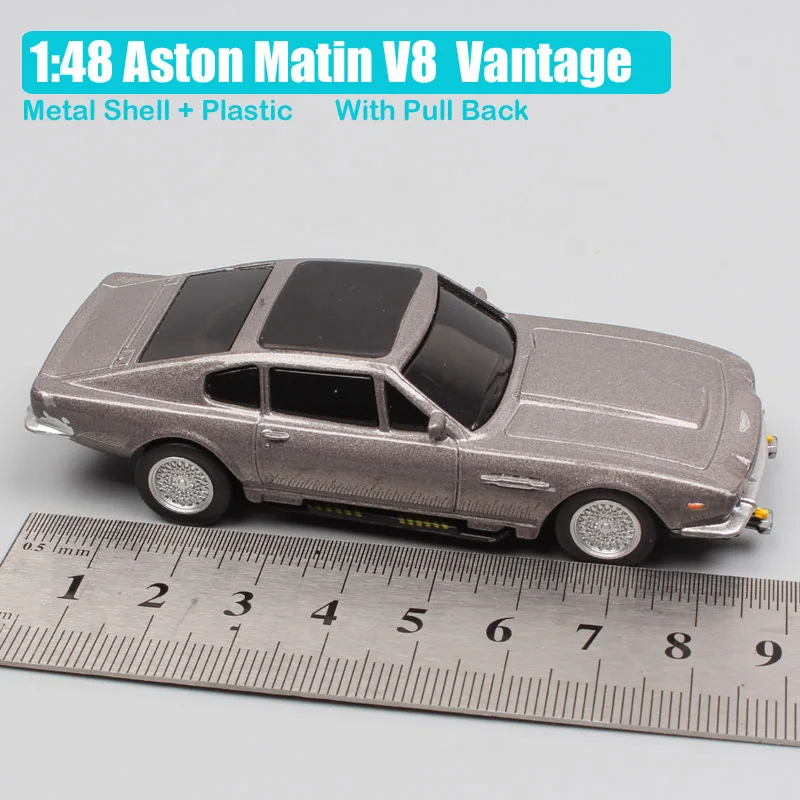 1:48 Escala Mini Aston Matin DB5 DBS Tire hacia Atrás El Cómic BD-5 Acrostar Jet Diecasts & Vehículos de Juguete Modelo de Coche de Juguete De Colección 4