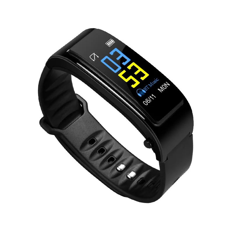 Talkband Y3 Plus Smart Watch con Auriculares Inalámbricos Monitor de Ritmo Cardíaco con el Podómetro Smartwatch Reloj para conectar IOS de los Teléfonos Android 4