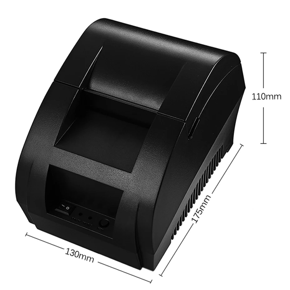 La Impresora térmica de recibos de 58mm POS Impresora Bluetooth USB Para el Teléfono Móvil Android iOS Windows Para el Supermercado y la Tienda 4