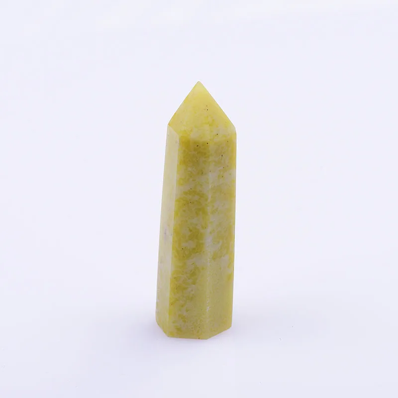 Oro Natural Beryl Hexagonal de Cristal de Punto de Alta Calidad de la Roca Mineral de la Muestra 50-80mm Hogar Decoracion Colección Gifts1PC 4