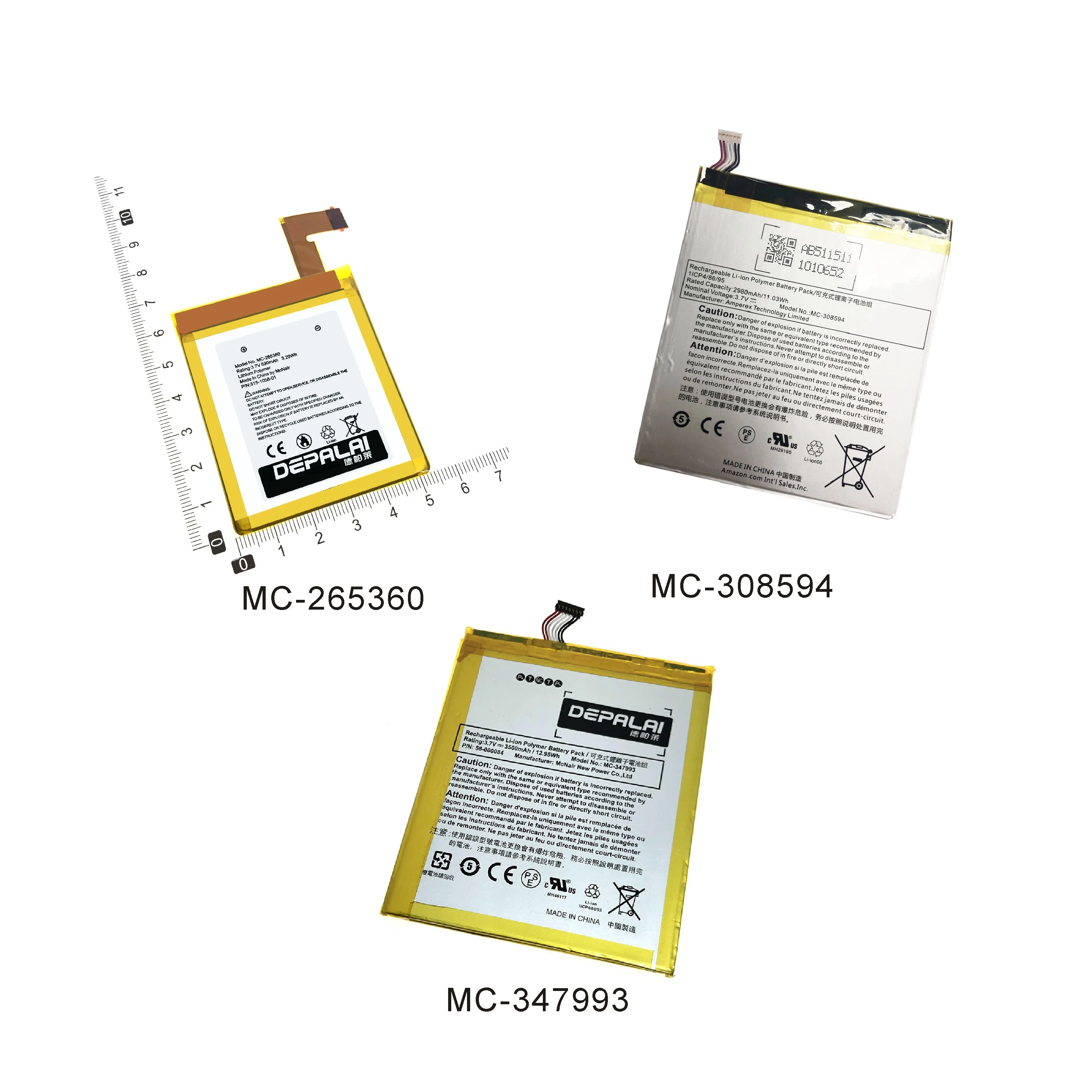 MC-265360 MC-347993 MC-308594 de la Batería Para el Kindle de Amazon 4 5 6 D01100 515-1058-01 S2011-001-S DR-A015 Fire HD 7 SQ46CW 5 de SV98LN 4