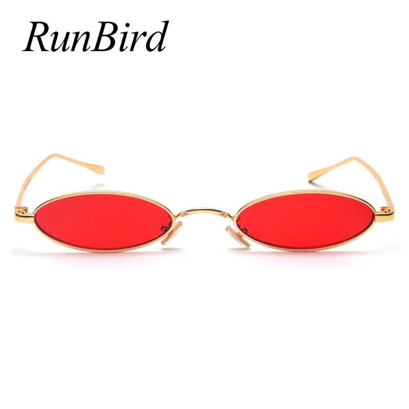 Diseño de la moda de la Mujer de las Gafas de sol Pequeño Oval Frame Gafas de Sol Únicas Gafas Rojo Divertidos Tonos Gafas Oculos de sol UV400 1282R 4