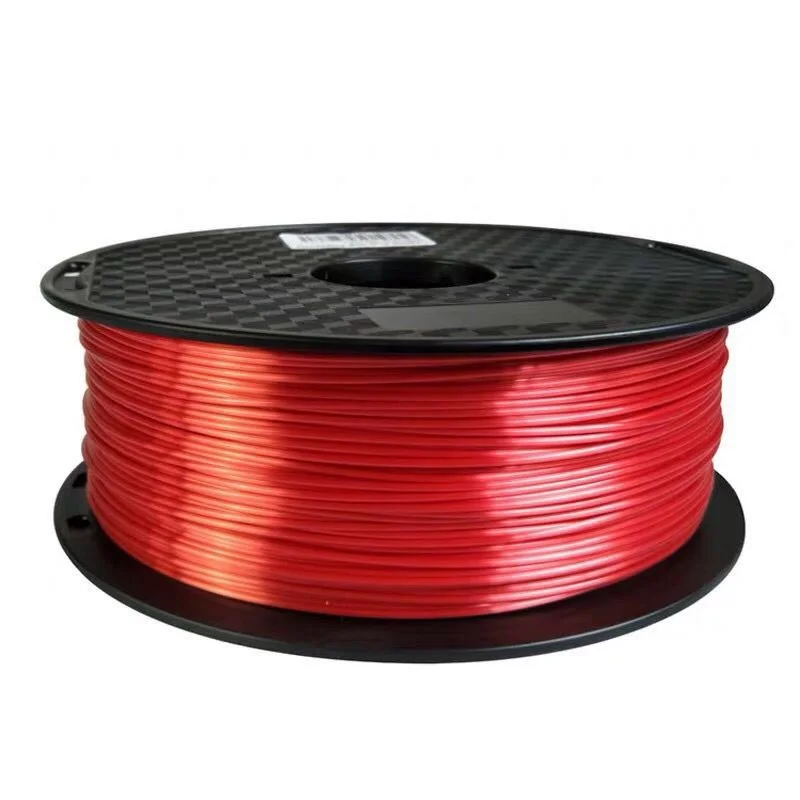 La seda PLA Rojo PLA 1,75 mm de Lujo Sedoso Brillo 500g/1kg Impresora 3d Filamento Brillante Seda Sentirse Como en 3D de la Pluma de Impresión de Materiales 4