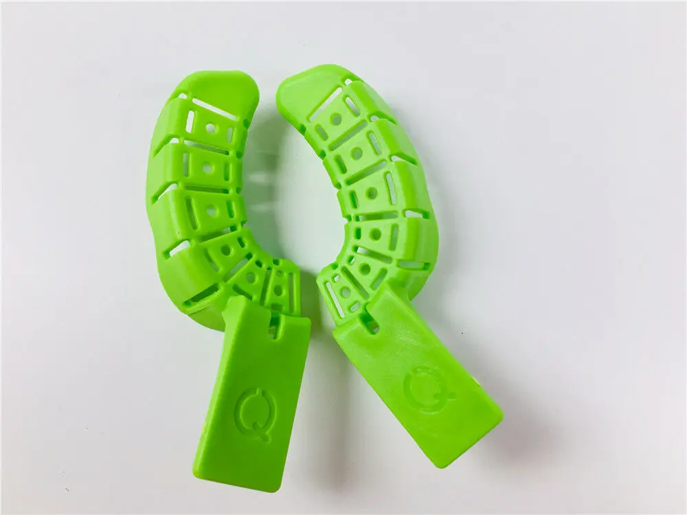 5Piece de Plástico Dental Bandejas de Impresión de la Bandeja de Implante Cuadrante Anterior de la Ventana de Abrir el Agujero para los Implantes 135℃ Verde 4