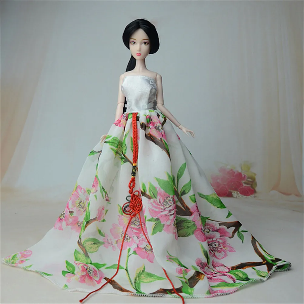 1pcs 2styles la Dinastía China de Vestido de Princesa Para la Ropa de la Muñeca Elegante Muñeca Tradicional 4