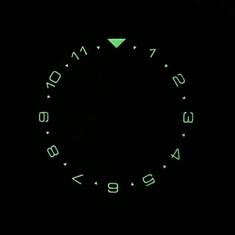 Luminoso Escala de Bisel de 38 mm Bisel de Cerámica Para Insertar Seiko Marcado Prospex la Cara del Reloj Relojes de Reemplazar los Accesorios Coloridos Anillo GMT 4