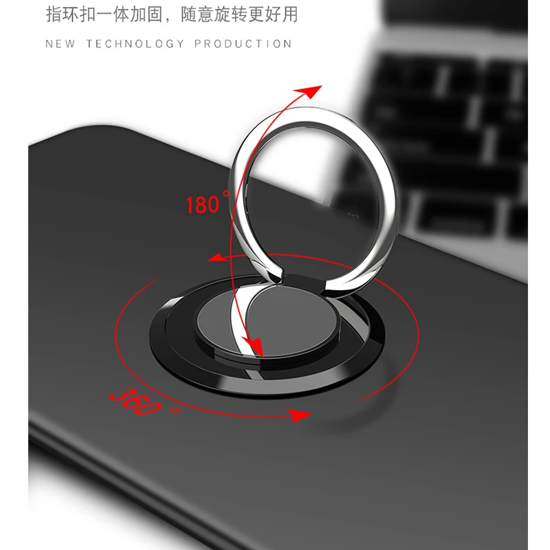 Caso De Xiaomi QIN 2 Pro de Lujo Anillo Magnético Titular de Soporte de cajas del Teléfono De Xiaomi QIN 2 Pro nuevo Caso 4