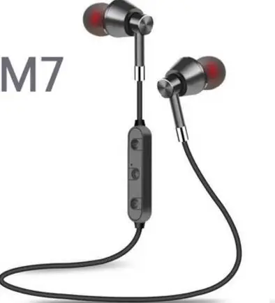 M7 Deportes Magnético BT4.1 Auricular Inalámbrico Bluetooth Deportes Auriculares Auriculares Auriculares Impermeables 4