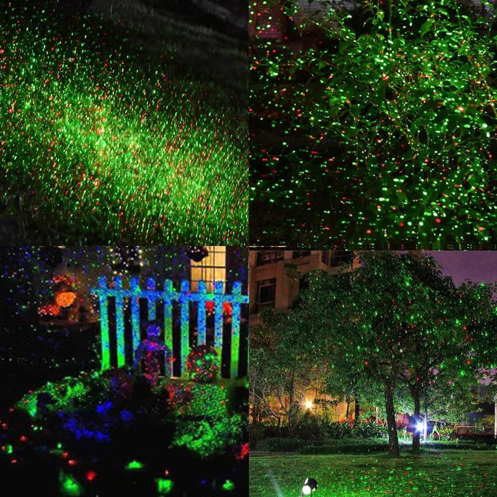 Láser LED Proyector Luz del Disco Solar powered Impermeable de la Fiesta de Navidad, Luces de Jardín al aire libre del Césped del Paisaje de la Lámpara del Proyector 4