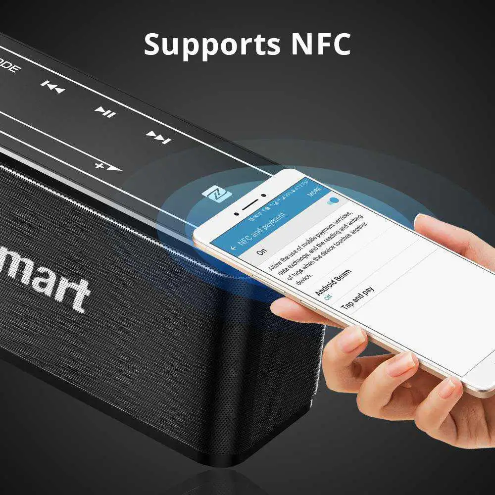 [EN STOCK] Tronsmart Elemento Mega NFC Portátil Altavoz Bluetooth TWS 40W DSP 3D Digital de Sonido al aire libre portátil mini Altavoz 4