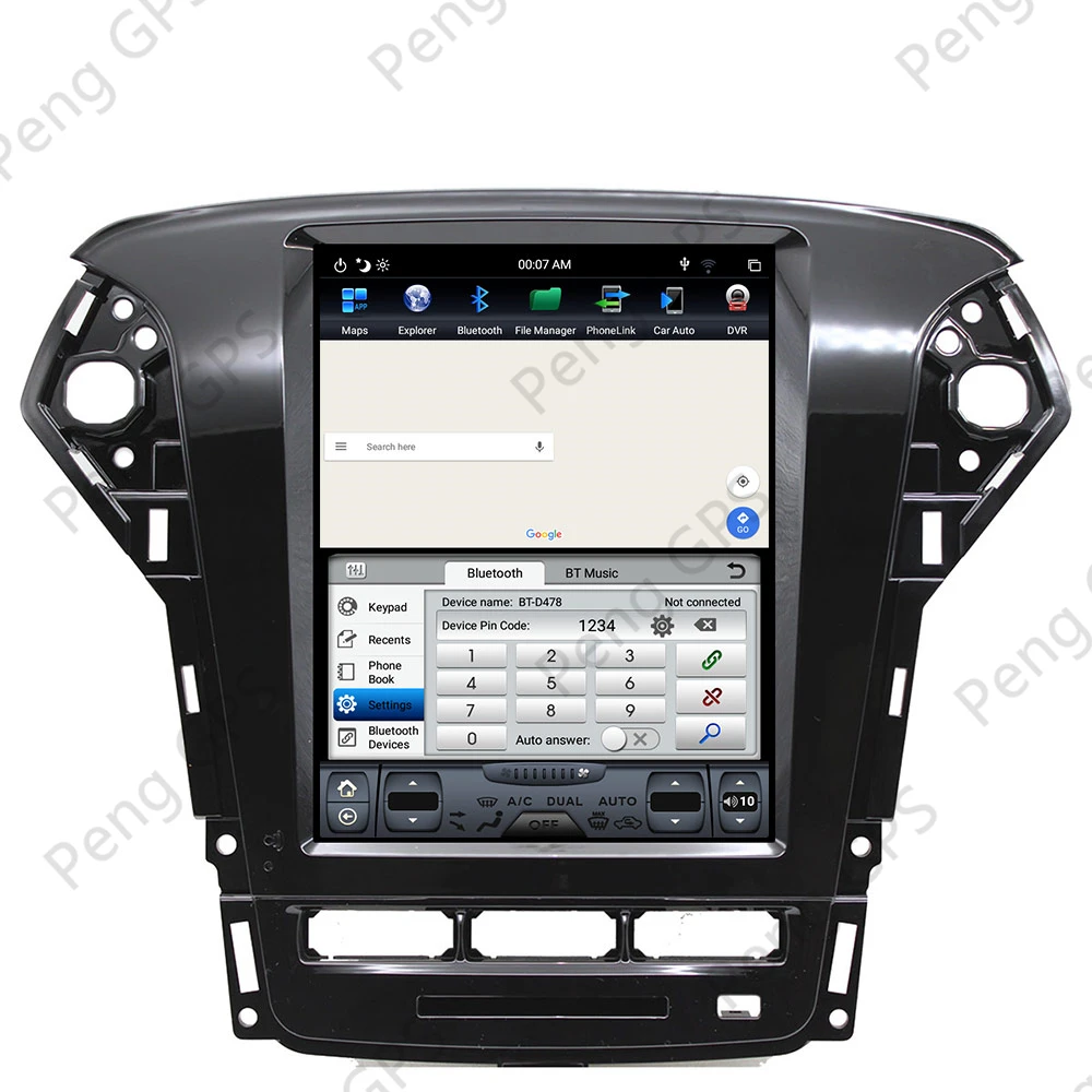 Android Estéreo Para Ford Mondeo MK4 2011-2013 Multimedia Jefe de la Unidad de Navegación GPS del Coche Reproductor de DVD con pantalla Táctil IPS Bluetooth DSP 4